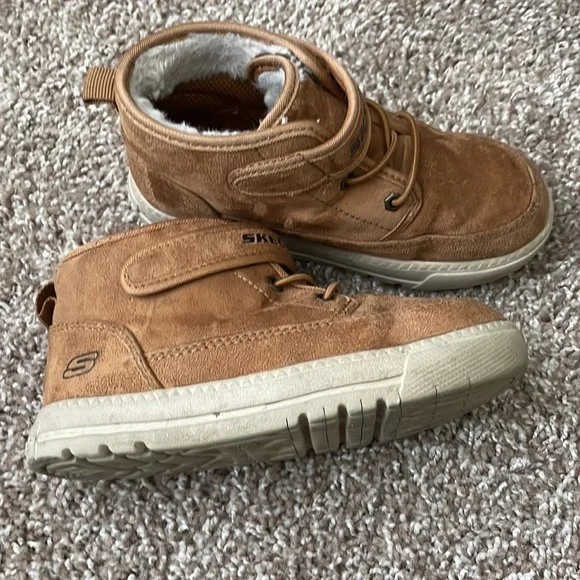 Boys Sketchers Velcro Boots - Picture 8 of 8